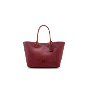 NWOT Dooney & Bourke Tote Florentine Leather Medium Russel Bag Bordeaux